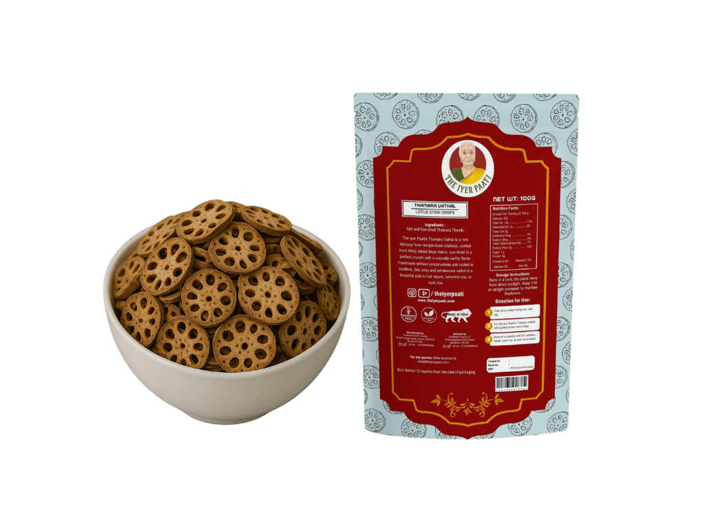 Thamara Vathal (Lotus Stem Crisps)