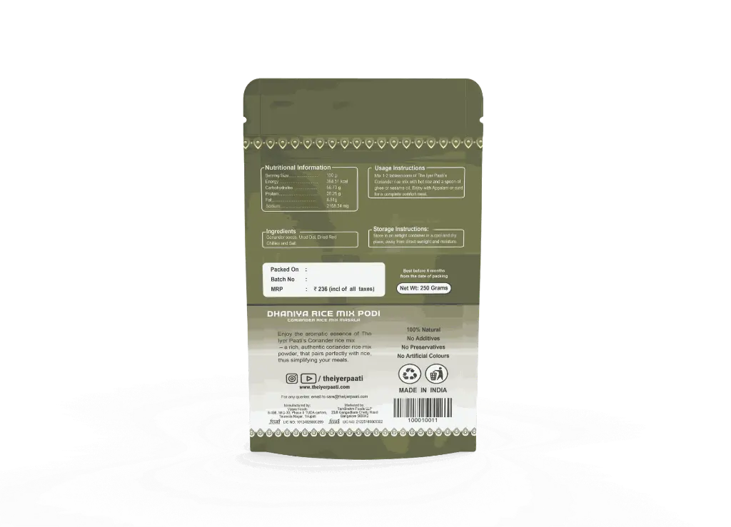 Dhaniya Rice Mix Podi - Image 3