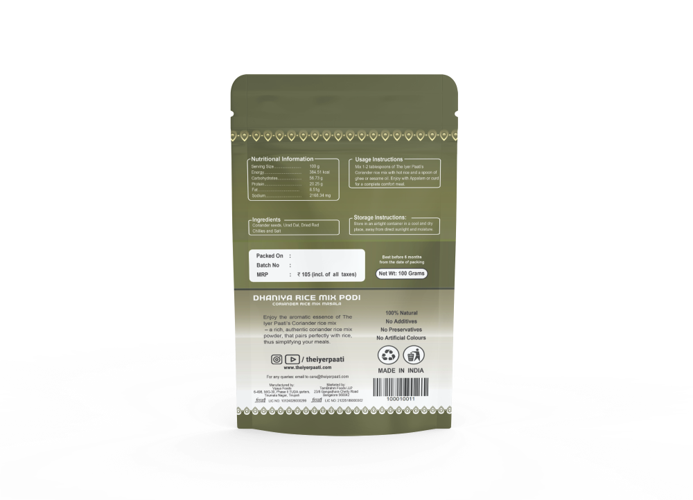 Dhaniya Rice Mix Podi - Image 4